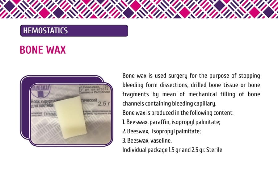 Bone wax